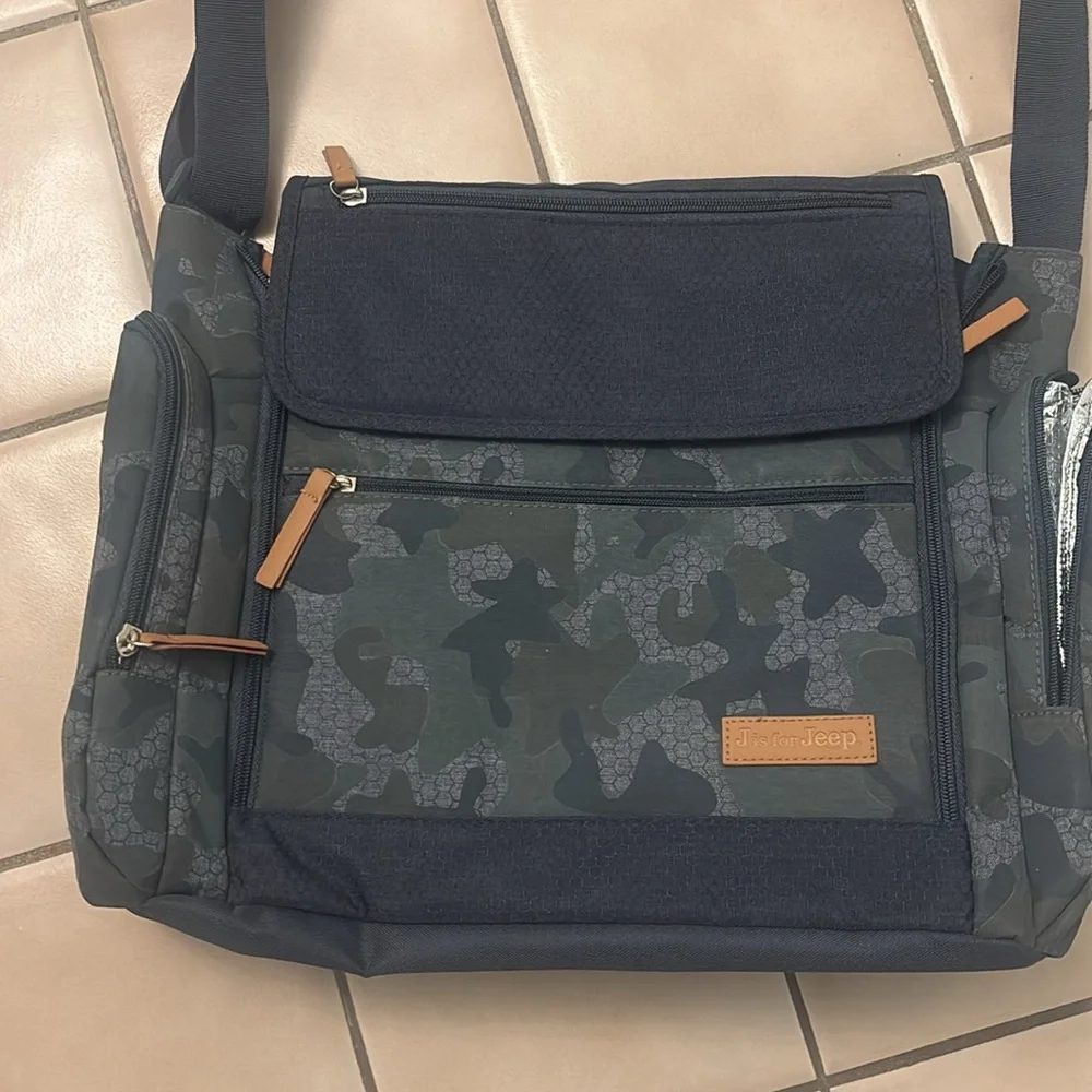 J is for Jeep Unisex Camouflage Bag.